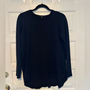 Long sleeve black top